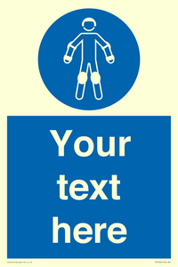 Custom protective roller sport equipment must be worn